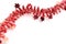 detailed wide christmas garland xmas border with fir branches is