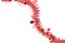 detailed wide christmas garland xmas border with fir branches is