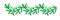 Detailed wide Coniferous christmas garland