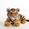 Detailed Wildlife Tiger Doll: High Quality National Geographic Style Photo