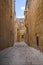 Details Ancient Streets Alleys Mdina Old Architecture Travel Location Limestone Walls