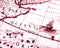 Details on antique sailing chart