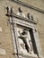 Details of architecture historical buildings. Italy. stone mask.