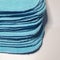 Details of blue colored microfiber