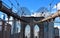 Details of the Brooklyn Bridge in New York