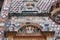 Details of the Cappella Colleoni was built with marble elements between 1472 and 1476 of the Basilica di Santa Maria Maggiore.