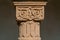 Details of a carved sandstone column