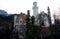 Details of the castle neuschwanstein castle in germany in bavaria 10/09/2019 , Fussen, during the beer festival in germany