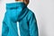 details of children's comfortable sportswear close-up.. Outerwear, sportswear. Front view frame. Sports fashion clothing