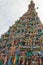 Details of the eastern Raja Raja Gopuram Gateway - Nainativu Nagapooshani Amman Temple -Jaffna - Sri Lanka