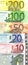Details euro banknotes