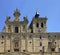 Details of the facade of Church of San Nicolas and Convento de Padres PaÃºles, Camino de Santiago, Spain.