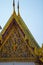 Details front of building in Wat Phra Kaew, Temple of the Emerald Buddha