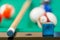 Details of the game of billiards
