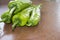 Details of green pepper and sharp pepper for cooking