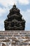 Details of hindu temple india with water flowing from the steps