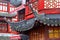 Details of the Huxinting tea house, the oldest tea house in Shanghai, China