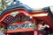 Details of the Kirishima Jingu shrine architecture