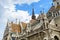 Details of the Matthias Church MÃ¡tyÃ¡s Templom that is a Roman Catholic church located in Budapest, Hungary, in front of the