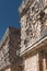 Details of the maya puuc architecture style in the ruins of uxmal, mexico