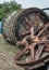 Details of Old large cog wheels for Wooden barrels