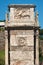 Details of one of the side of the Arch of Constantine next to the Coliseum in Rome