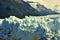 Details of Perito Moreno`s Glacier