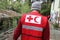 Details with the Red Cross and Red Crescent symbol on a uniform.