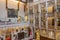 Details of the richly decorated Main Hall of De Haar Castle, seen from the 1st floor