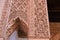 Details in Saadiens Tombs in Marrakech, Morocco