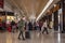 Details of the Santa Lucia station in Venice, the last stop for Venice. a bustle of passenger trains both tourists and people work