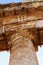 Details of the Segesta temple in Sicily