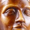 Details of Shiny statue of pharaoh.