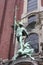 Details on St. michaelis church in Hamburg city in Germany