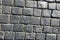 Details for stone road, almost smooth seams between smooth stones, excellent texture or background, warm building material,