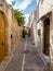 Details of the streets of Rethymno, Crete island, Greece