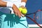 Details of Tennis player equipment