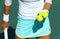 Details of Tennis player equipment