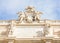 Details on the top of the Fontana di Trevi, Rome