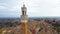 Details of the Torre del Mangia in Siena Italy