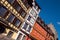 Details of traditional timber frame house. Strasbourg, Alsace, France