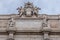 Details of the Trevi fountain Fontana di Trevi in Rome, Italy