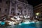 Details of the Trevi Fountain in Rome, one of the most famous landmarks.