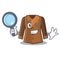 Detective coat isolated with in the mascot