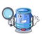 Detective cylinder bucket Isometric of for mascot
