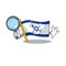 Detective flag israel flown on mascot pole