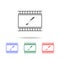 detective icon. Elements of cinema and filmography multi colored icons. Premium quality graphic design icon. Simple icon for websi