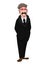 Detective Mustache Men Investigator Cartoon Character