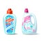 detergent, cleaner ad bottle mockup set