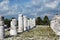 Deteriorated Columns in Mayan Beach Ruins